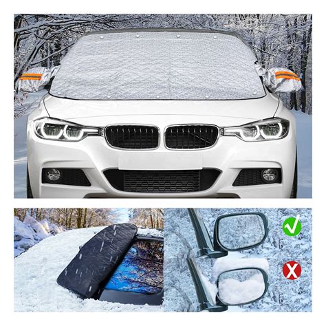 Jiltlu Universal Car Suv Windscreen Snow Ice Covers Magnetic Frost