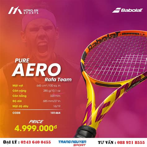 Vợt Tennis Cũ Babolat Pure Aero Team Rafa ( 285gr) | Trang Nguyen Sport