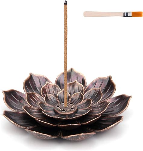 Amazon Brass Incense Holder Lotus Stick Incense Burner With