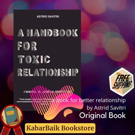 Jual Buku A Handbook For Toxic Relationship Astrid Savitri Shopee