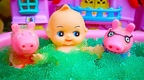 Peppa Pig Slime Pool Party Peppa Pig Bath Toys Peppa Pig Fiesta En La