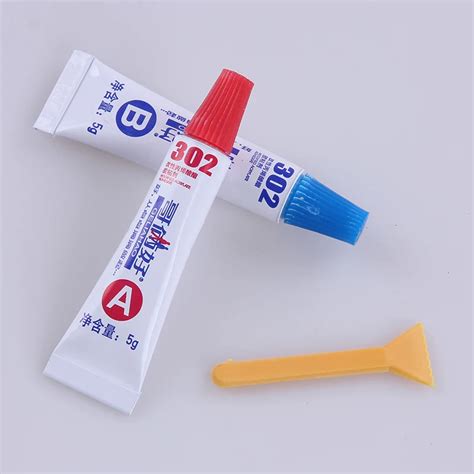 AB glue total 10g metal rubber universal glue 302 glue epoxy resin ...