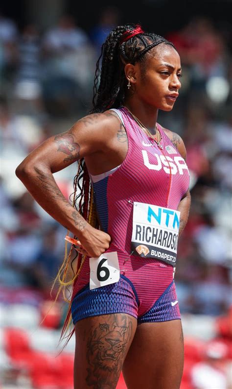 Sha Carri Richardson Female Sprinter Track And Field Beautiful