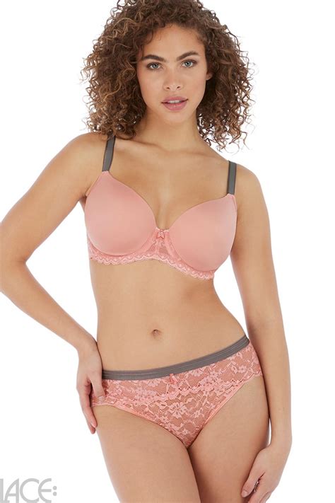 Freya Lingerie Offbeat Brief ROSEHIP Lace Lingerie