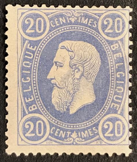 Belgique 1869 1883 Leopold II In Left Looking Profile Catawiki