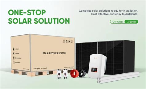 Complete Set Solar Energy System 5kw House Hybrid Solar System 10kw