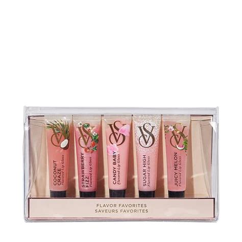 Victoria S Secret Assorted Flavor Gloss Favorites Coffret Set 65 Ml