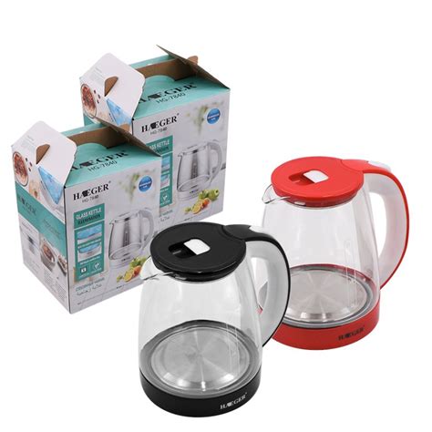 Jual Ketel Listrik Teko Elektrik 2 Liter Kettle Listrik Kaca Transparan