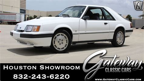 1987 Ford Mustang Svo For Sale Gateway Classic Cars 1767 Houston