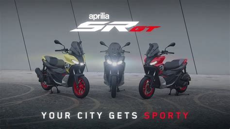 Aprilia SR GT The Urban Adventure Scooter YouTube