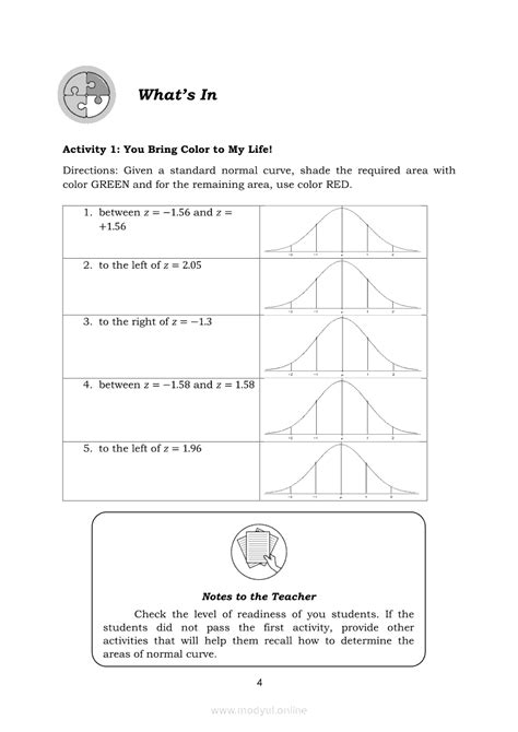 Statistics and Probability Module 5: Identifying the Appropriate ...