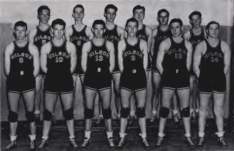 Woodrow Wilson High School Alumni Sports Pics For Class Of 1937