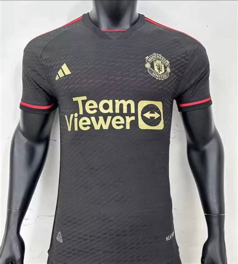 Manchest United Black jersey 23/24 High quality football jersey player ...