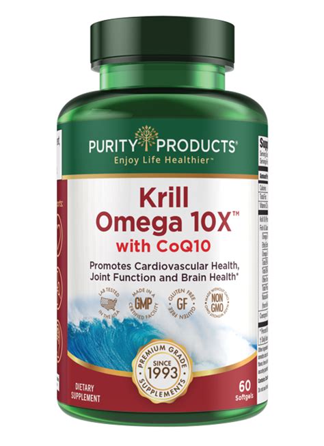 Krill Omega X With Coq From Purity Products