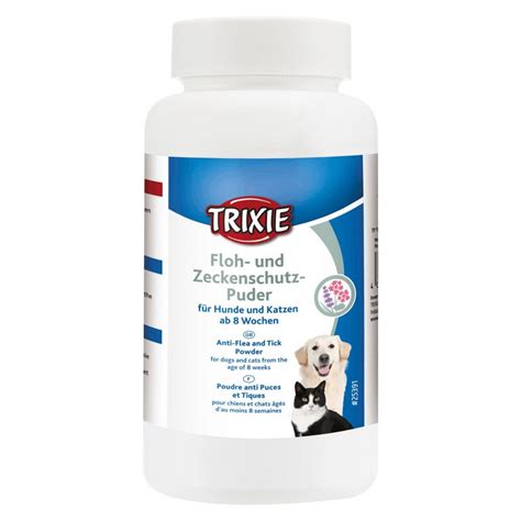 Trixie Poudre Anti Puces Et Tiques Pour Chats Et Chiens G Leroy