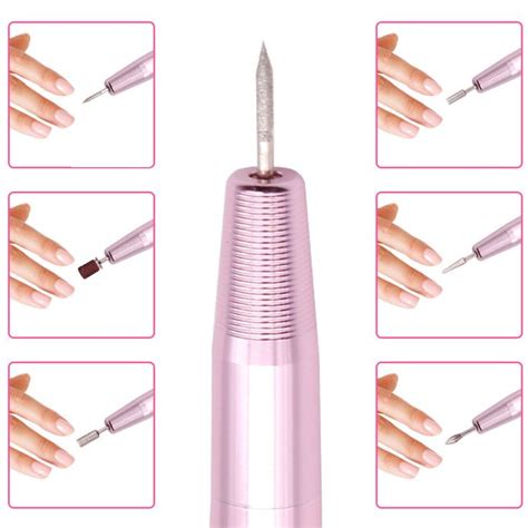 Electric Nail Drill Machine Pen USB Manicure Pedicure File Polisher