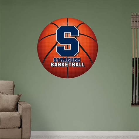 Syracuse Orange Basketball Logo Fathead Wall Decal