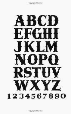 Cool Font Alphabets Fontes de letra Inscrição Projeto de rotulação