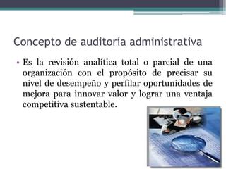 Auditoria Administrativa II Unidad PPT