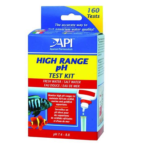 API High Range PH Test Kit For Fresh And Saltwater Aquariums