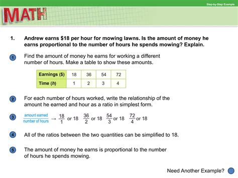 7 Lesson 1 4 Proportional And Nonproportional Relationships PPT