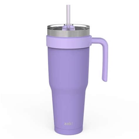 Zak Designs Stainless Steel Double Walled Wacuum Seal Waverly Tumbler Wisteria Purple 1 Ct