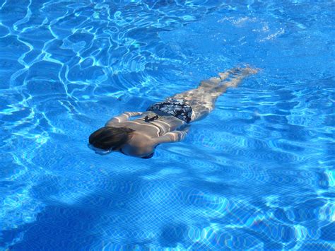 Free Photo Women Swimming On The Pool Female Girl Pool Free