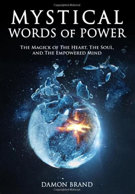 Mystical Words Of Power By Damon Brand Etsy In 2020 Magick Occult