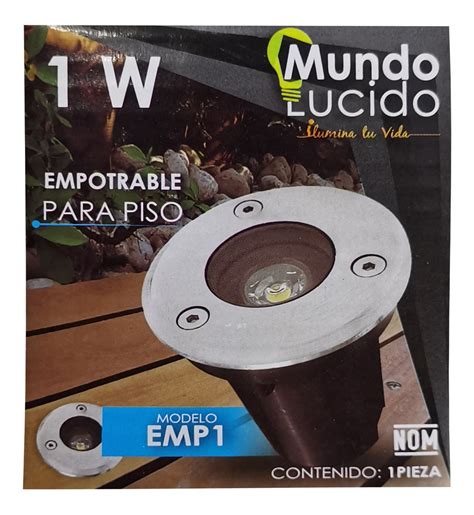 Pz Lampara Led Para Piso W Empotrable Exteriores Emp M Env O Gratis