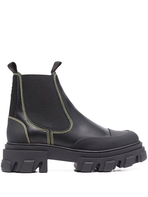 Ganni Chunky Chelsea Boots Farfetch