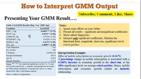 System Gmm And Difference Gmm Explained