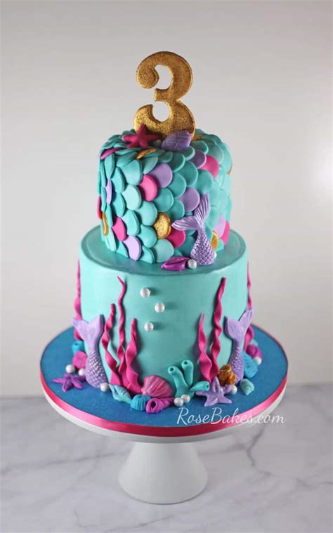 13 Mermaid Cakes And Party Ideas