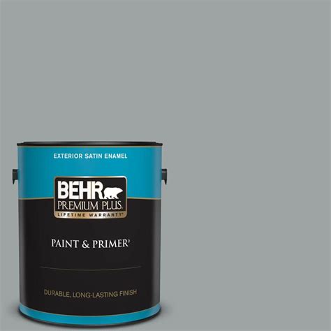 BEHR PREMIUM PLUS 1 Gal MQ5 30 Silent Film Satin Enamel Exterior