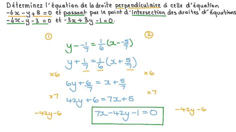 Vid O Question Trouver L Quation Dune Droite Nagwa