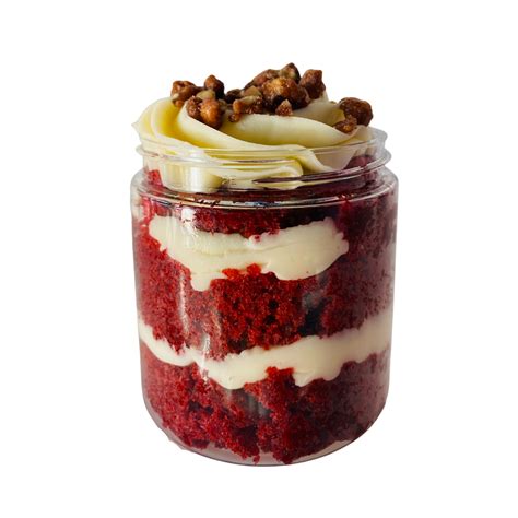 Red Velvet Cake Jar 6 Pack Sweet Realities