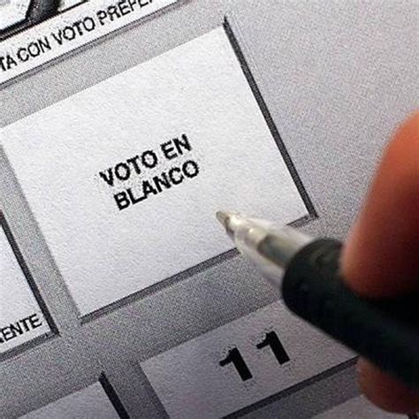 ¿qué Pasa Con El Voto En Blanco En Segunda Vuelta Kelia Álvarez