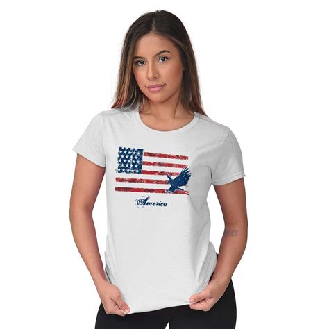 Brisco Apparel America Patriotic Adult Short Sleeve T Shirt