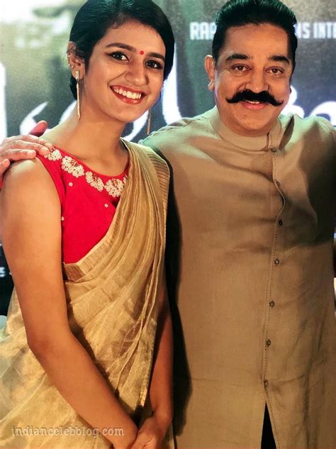 Priya Prakash Indian Actress CTS1 3 Hot Saree Pics Indiancelebblog