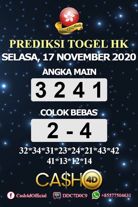 42 Angka Main Hk Malam Ini 7 Agustus 2020 Top Syd