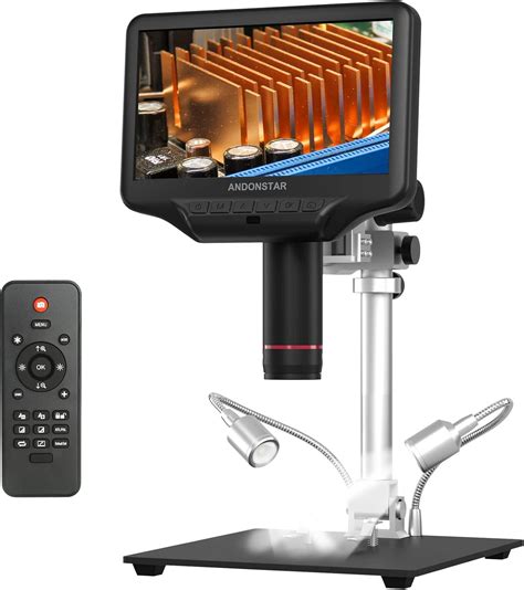 Andonstar Ad407 Pro Hdmi Lcd Digital Microscope With 7 Screen Soldering Microscope Pro Metal