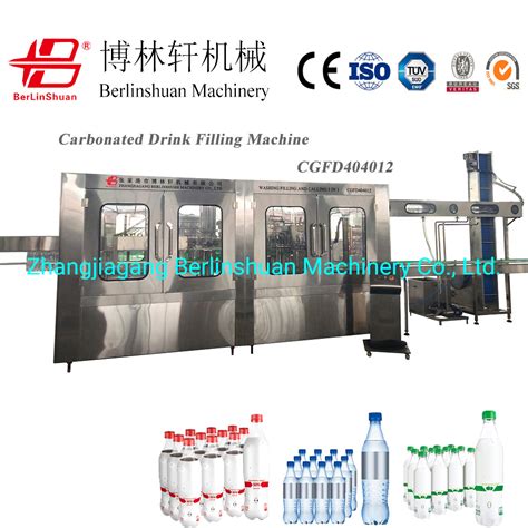 Water Juice Beverage Carbonated Drink Automatic Drinking Glass Bottle