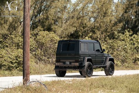 Gloss Black Mercedes Benz G500 4x4 G Wagen Forged Concave Wheels