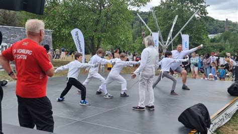 Kinder Und Stadtparkfest In Homburg Tv Homburg Abteilung Fechten