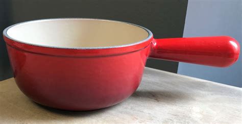 Kleines Le Creuset Fondue Caquelon Rot Durchmesser Cm Neu Kaufen