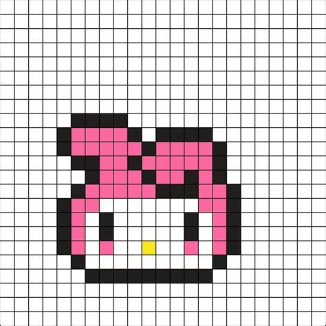 My Melody Lil Charm Perler Bead Pattern | Bead Sprites | Characters ...