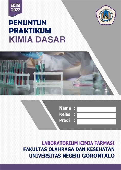 Modul Praktikum Kimia Dasar Kesmas 2022 EDISI 2022 PENUNTUN PRAKTIKUM