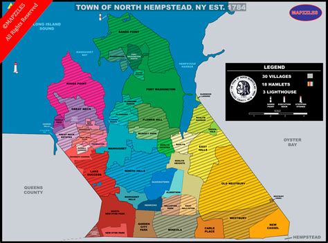 Mapzzles Full Size Maps: North Hempstead