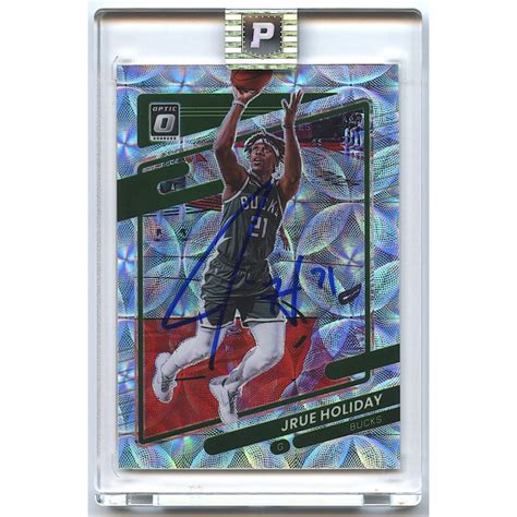 Jrue Holiday Signed Donruss Optic Premium Box Set Pa