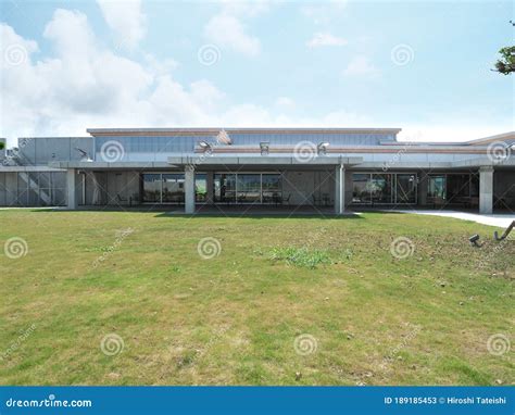 Miyako Shimojishima Airport Terminal For Domestic Flight Stock Image