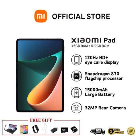 XIAOMI Redmi Pad Tablet 10 5 Pro 16 512GB ROM Learning Tablet Online